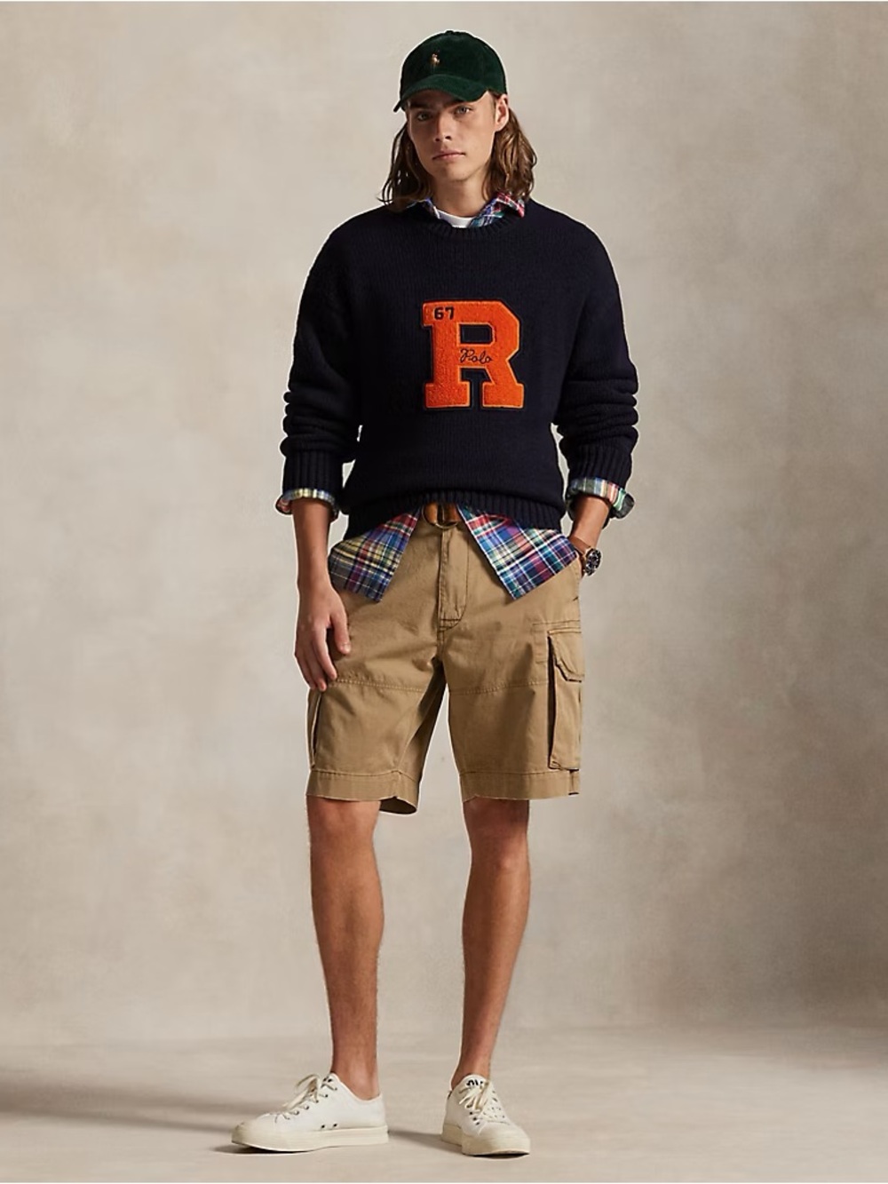 Polo Ralph Lauren Cargo Shorts 38 Khaki NWT